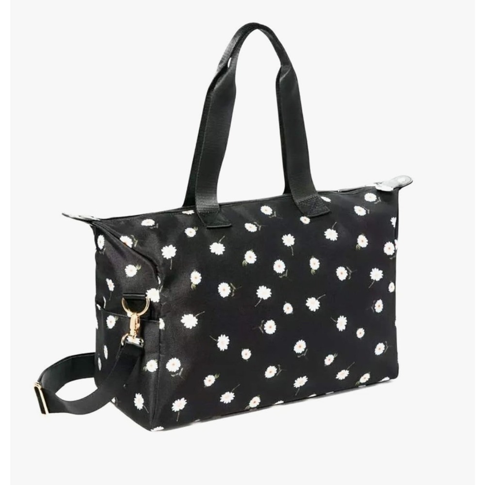 Alice+Olivia Daisy Floral Print Tote Bag Travel Carry On‎ Duffel Shoulder Bag